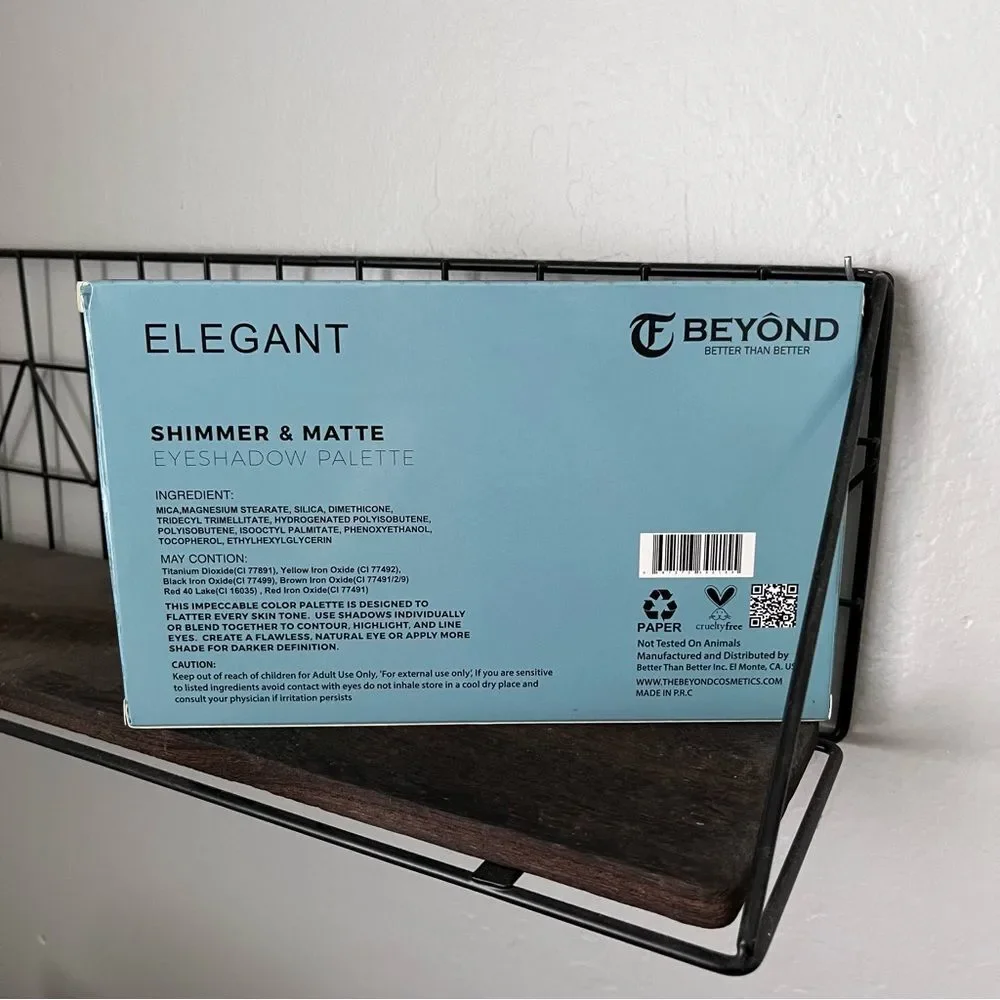 Beyond Elegant Shimmer and Matte Eyeshadow Palette